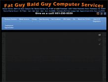 Tablet Screenshot of fatguybaldguy.com